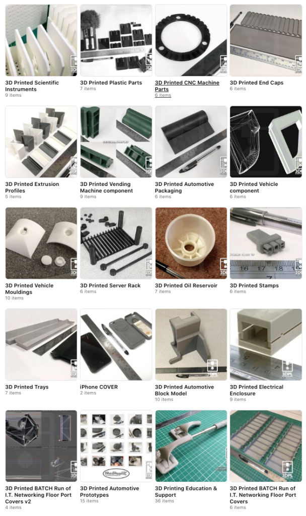 3D Printing Gallery of Projects